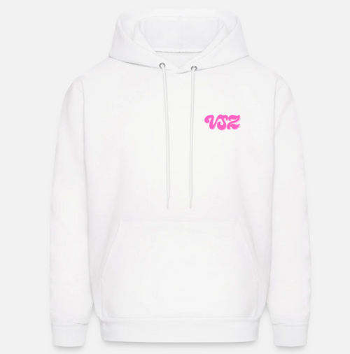 White winter hoodie