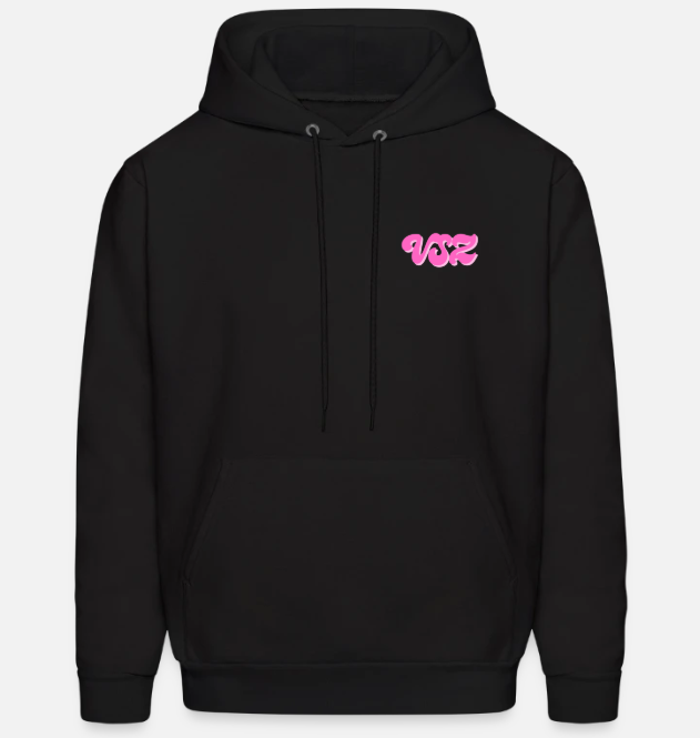 Black winter hoodie