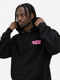 Black winter hoodie
